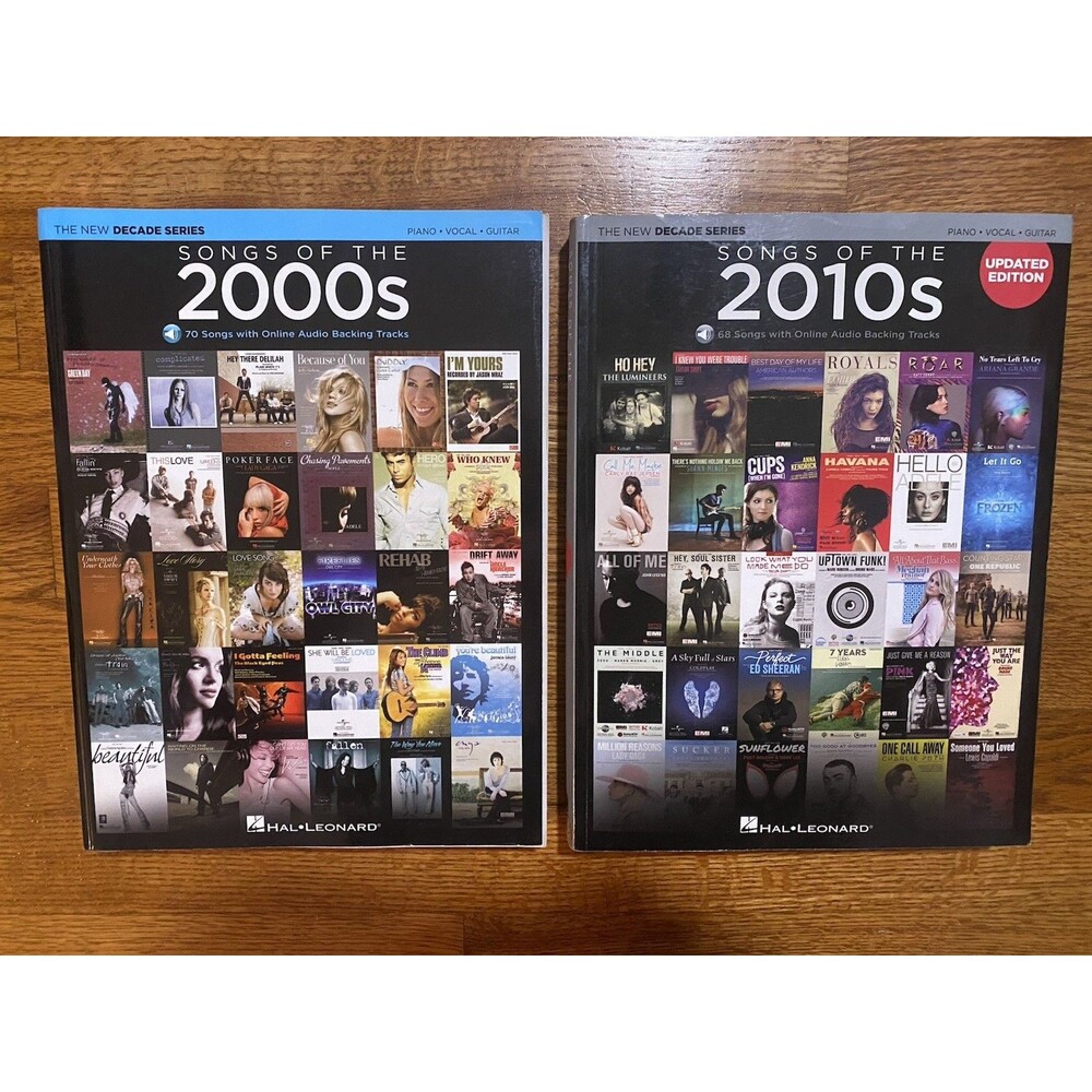 (138) Songs of the 2000s & 2010s Sheet Music Series - Guitar - Piano - Song Book
